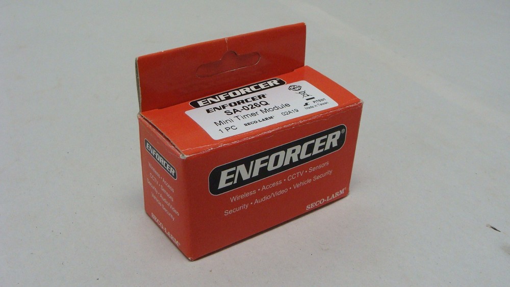 Seco-Larm Enforcer Mini Adjustable Timer Module SA-026Q NEW