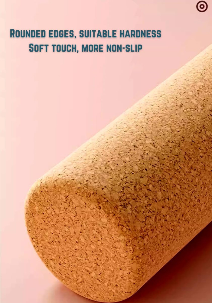 Foam Roller Physical Therapy/Natural Eco-Friendly Cork Roller/High-Density Deep