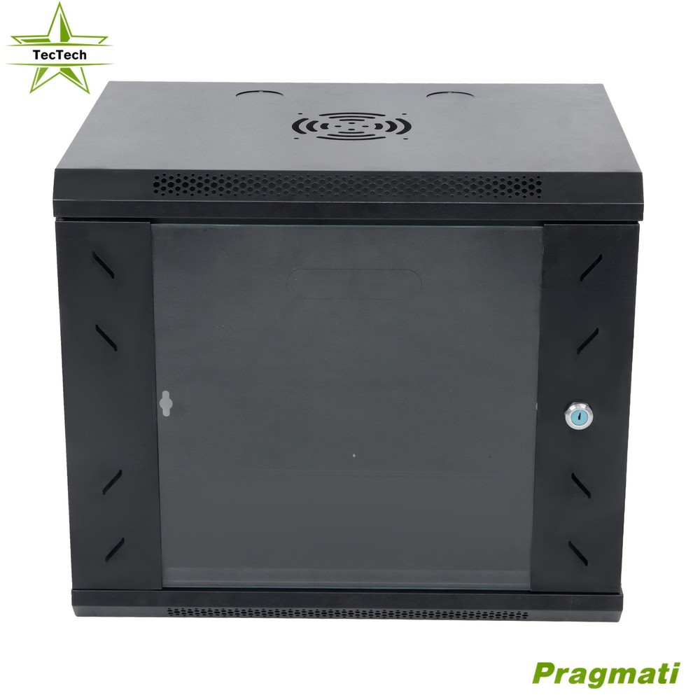 9U Wall Mount Network Server Rack Cabinet Enclosure 15.5'' Deep Door Lock 1Pack