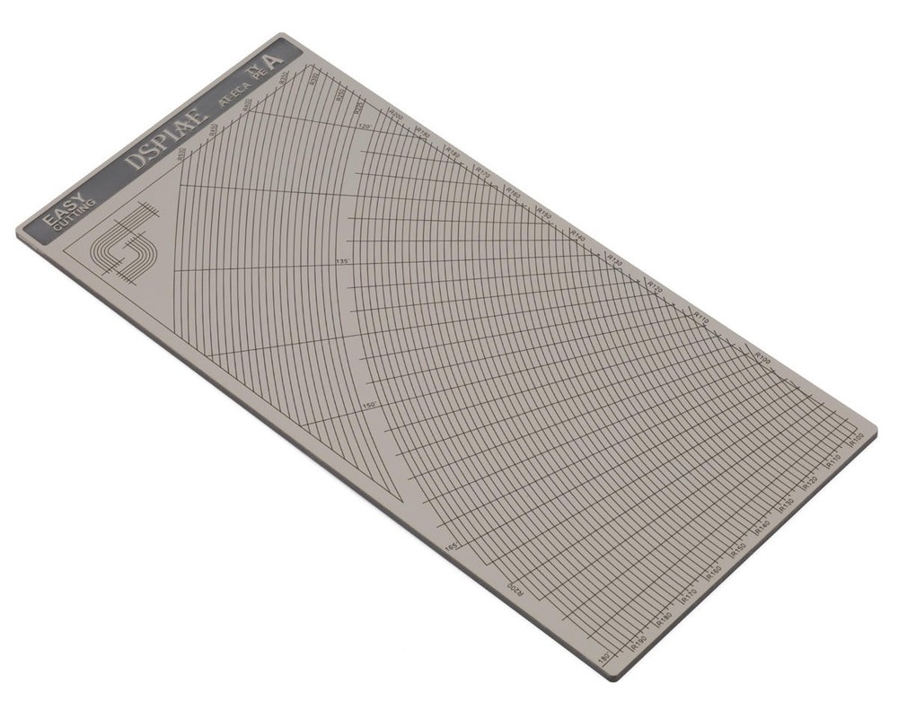 Dspiae Double-Sided Masking Tape Cutting Mat (Arc Patterns) (4.33x9.17")
