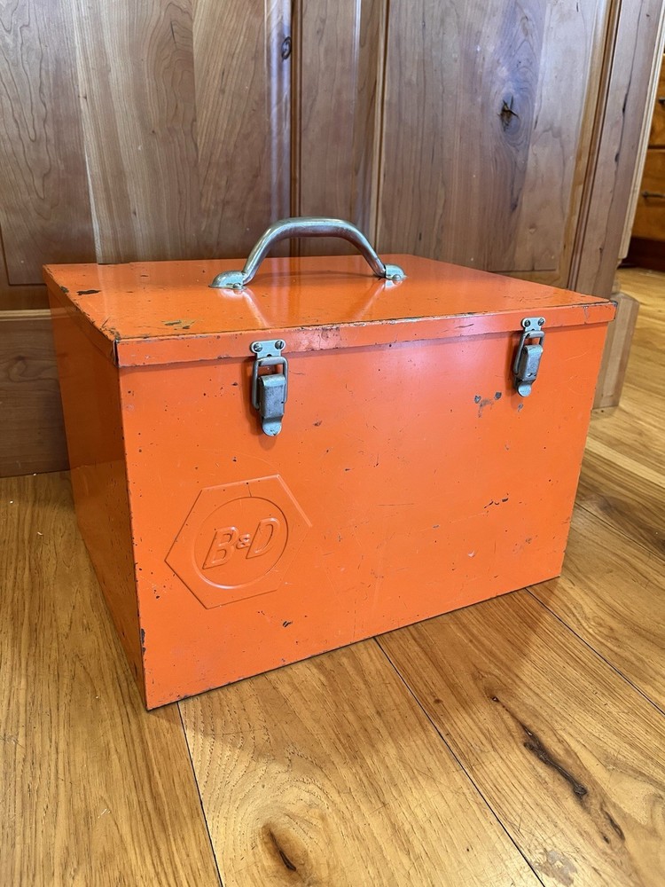 Black & Decker Metal Orange Box