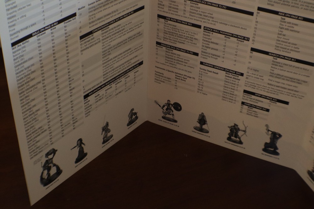 dungeons and dragons 3.5 Dungeon masters shield