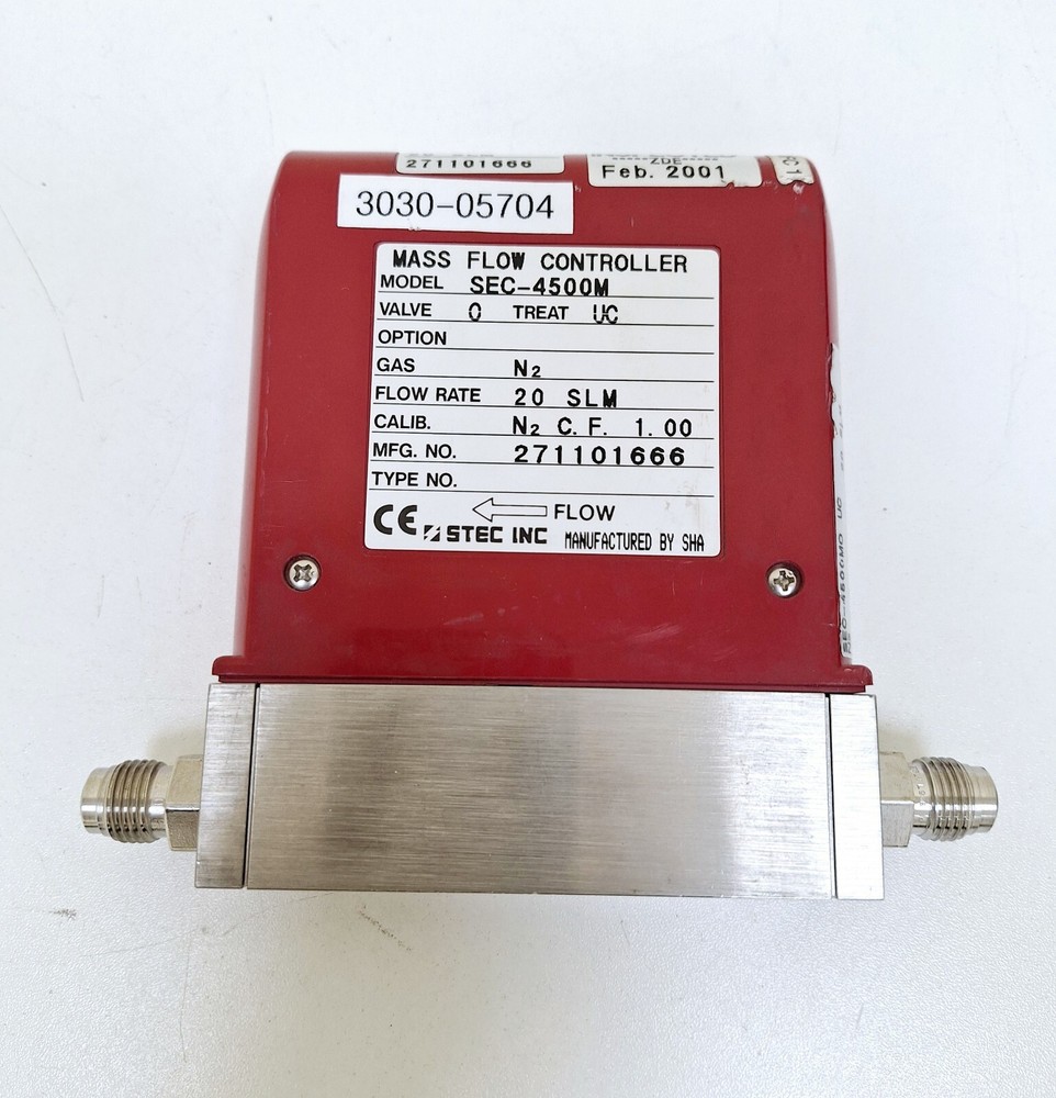 STEC SEC-4500M Mass Flow Controller 20 SLM