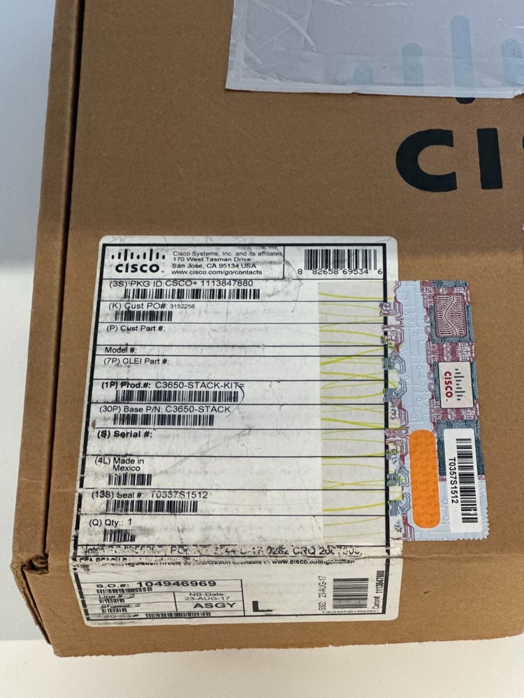 NEW Cisco C3650-STACK-KIT for Catalyst 3650 Ethernet Switch