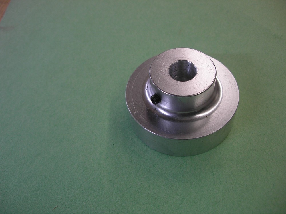 NEW - SOLID ALUMINUM KNOB FOR 1/2" SHAFT