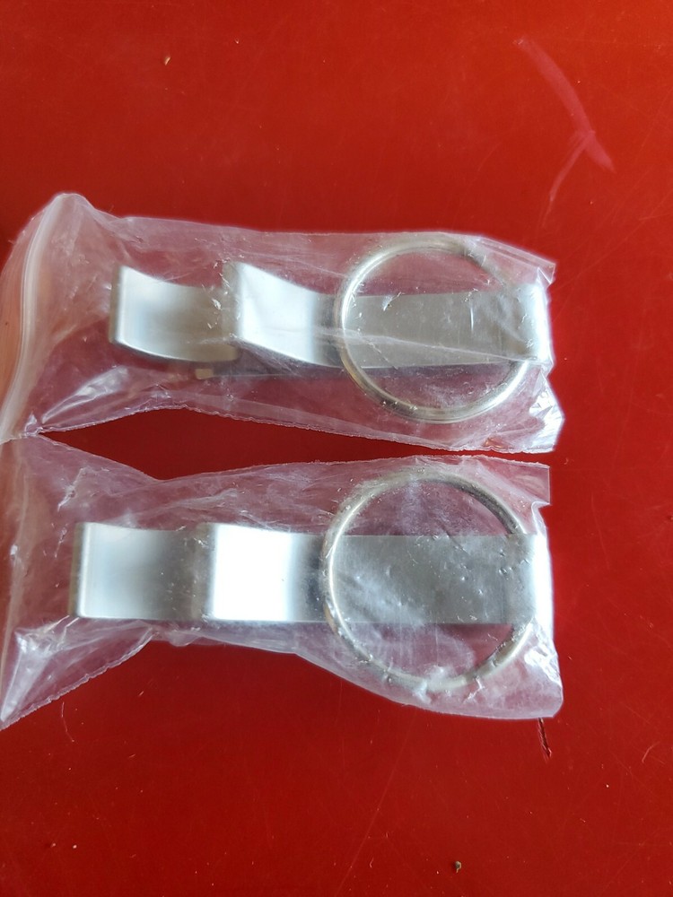2 Coors Light Silver Colored Bottle Opener Keychain