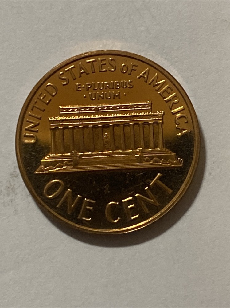 1962 Lincoln Memorial One-Cent Proof Coin from US Mint Proof Set