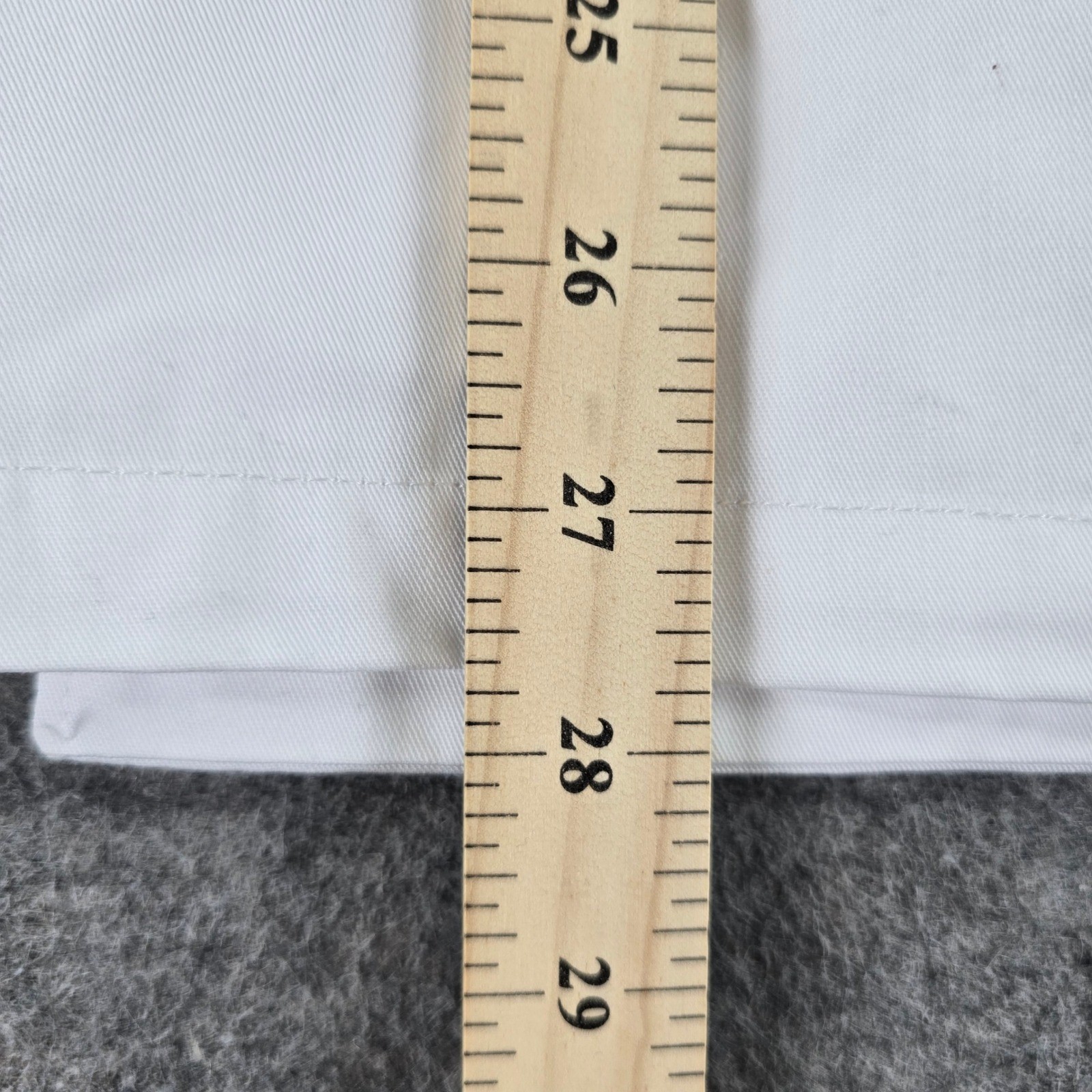 Sodexo White Chef Coat Red Trim Double Breasted Snap Button Size XS Unisex