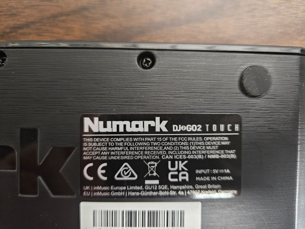 Numark DJ2GO2 Touch Pocket DJ Controller for Serato