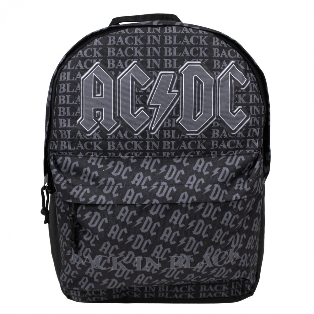 AC/DC Back in Black ROCKSAX Rucksack Backpack Black