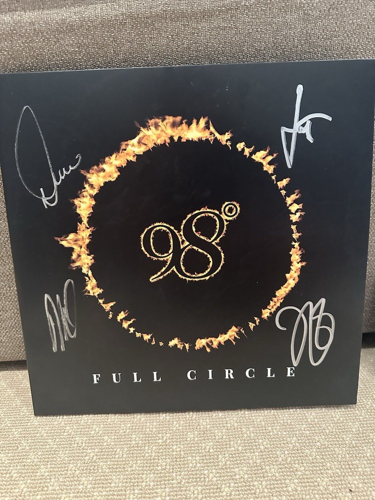 98 Degrees Signed  Full Circle Vinyl