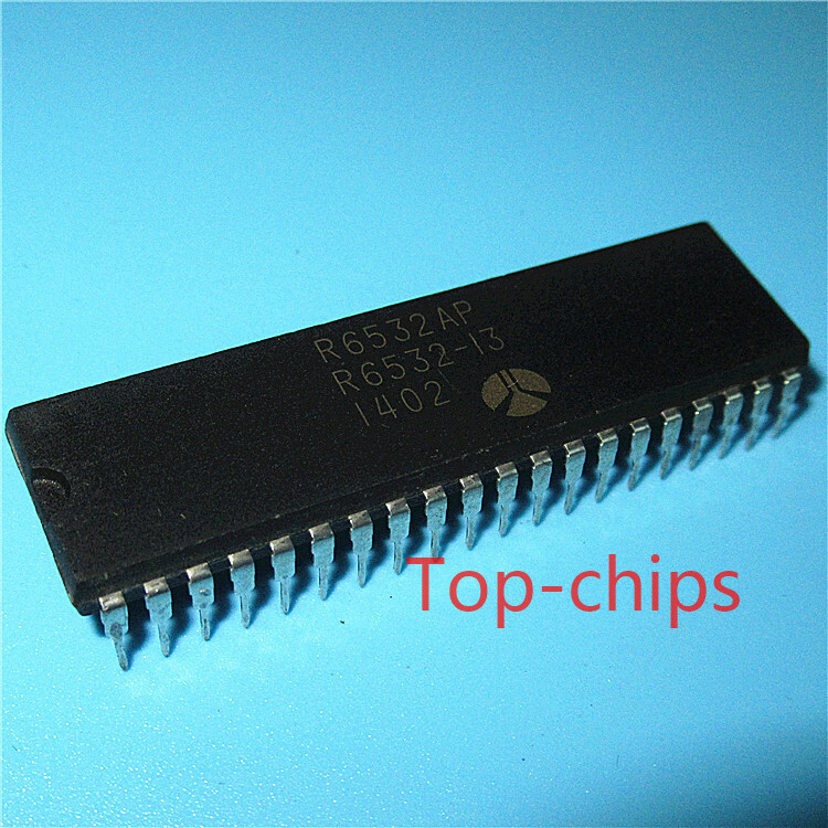 1PCS R6532P R6532AP R6532 8-BIT Microprocessor DIP-40 IC CHIP New
