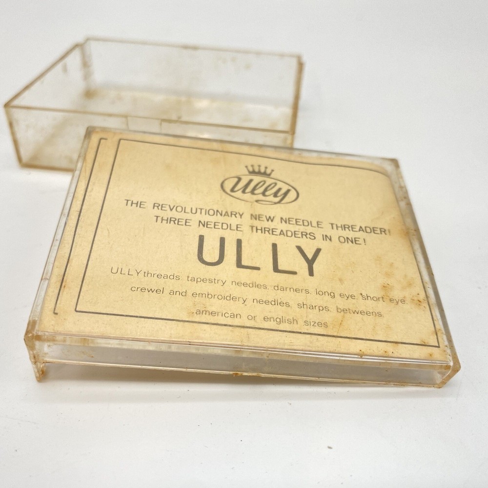 Vintage Sewing Tool: ULLY Three-in-One Needle Threader, Made in West Germany