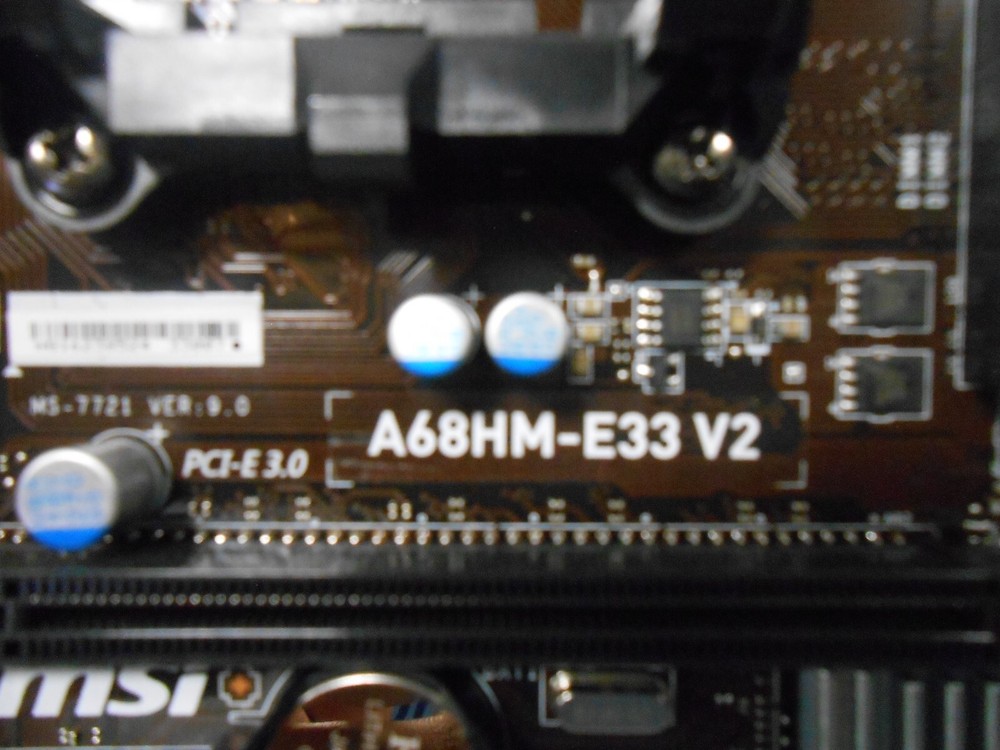 MSI Motherboard A68HM-E33 V2 | No CPU