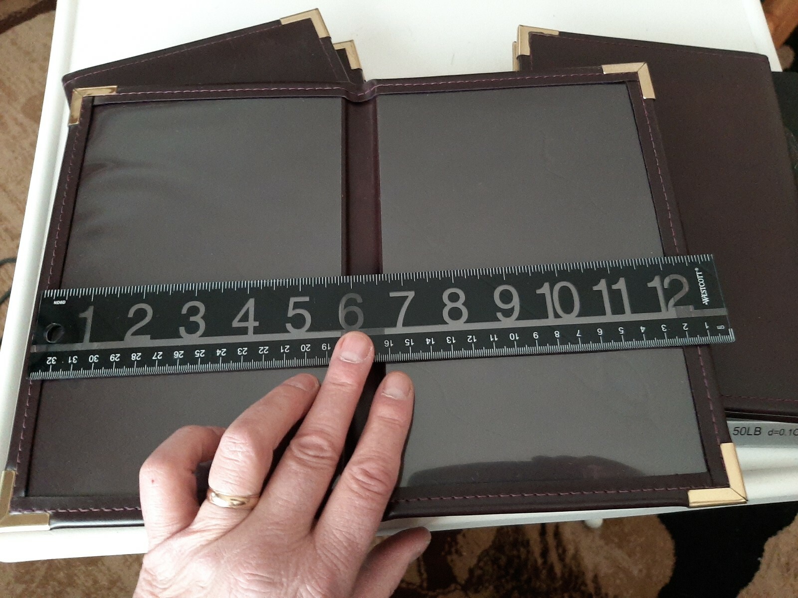 Lot 5 Wine List Folders Brochure Restaurant Bar used EXCELLENT CONDITION