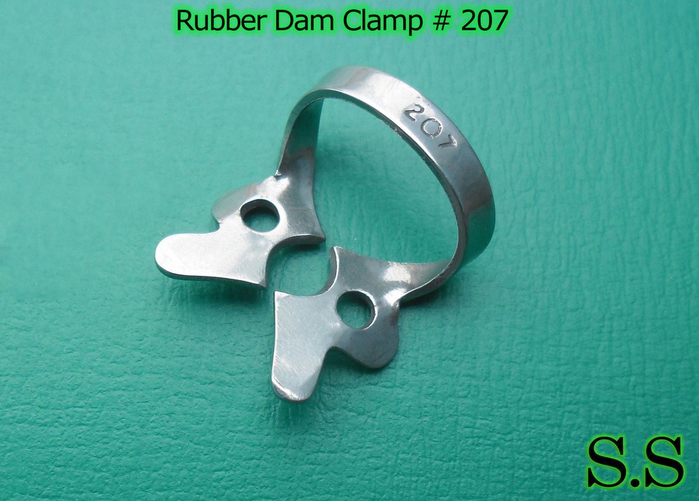 50 Pcs Endodontic Rubber Dam Clamp # 207