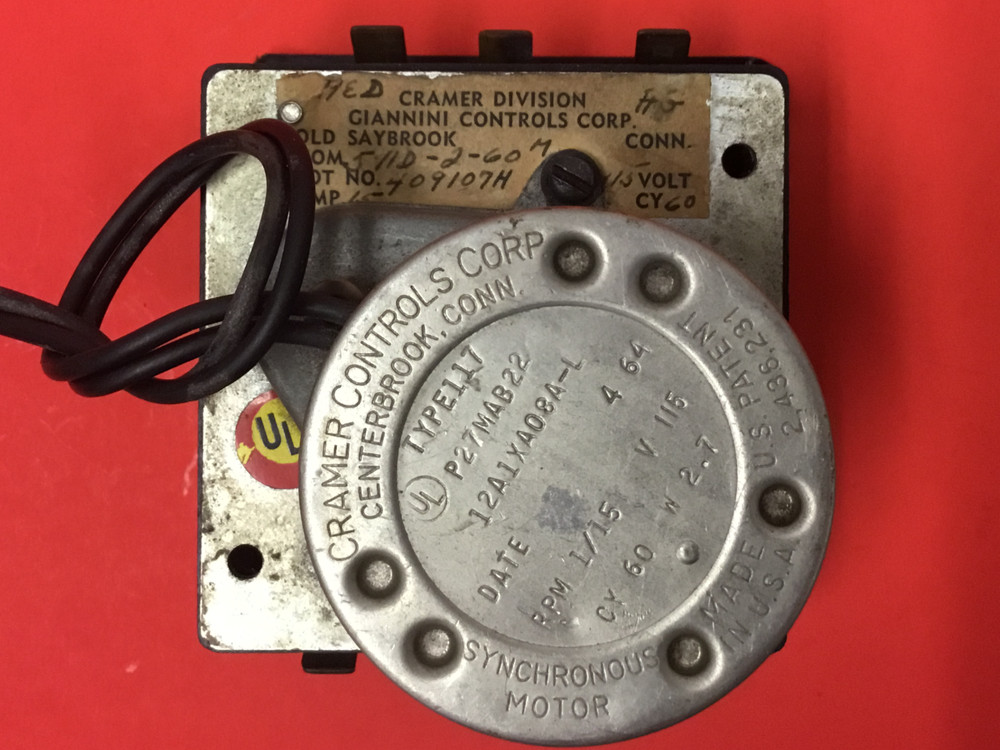 Cramer Div./Giannini - Type 117 - P/N: P27MAB22 - Motor