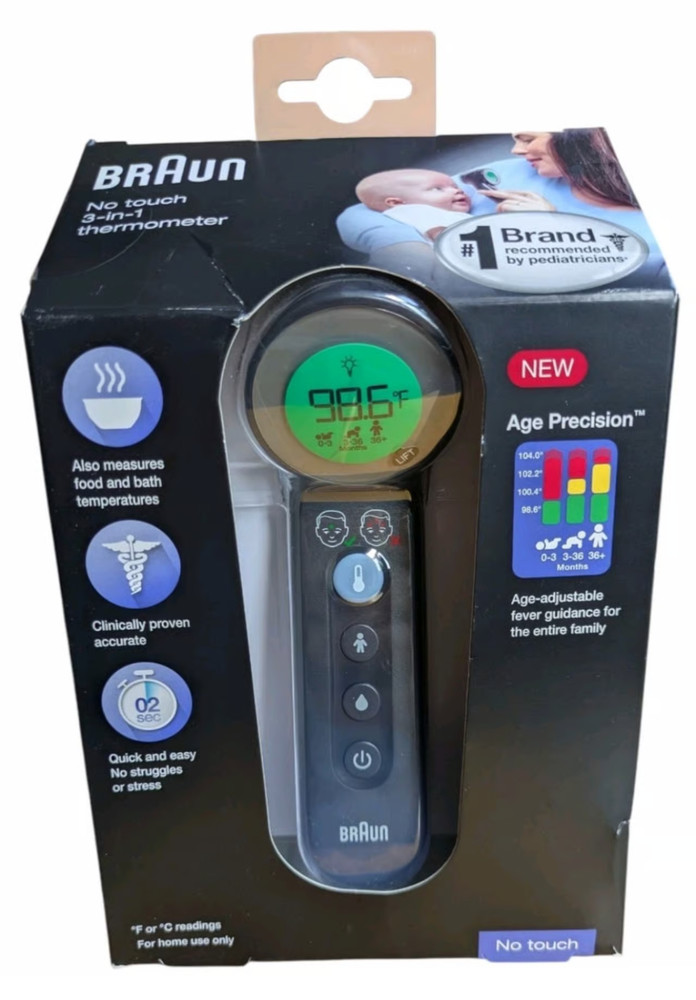 Braun 3-in-1 No Touch Thermometer