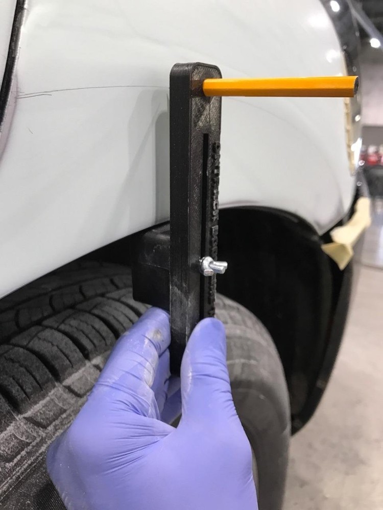 Auto Body line Marker Tool Black