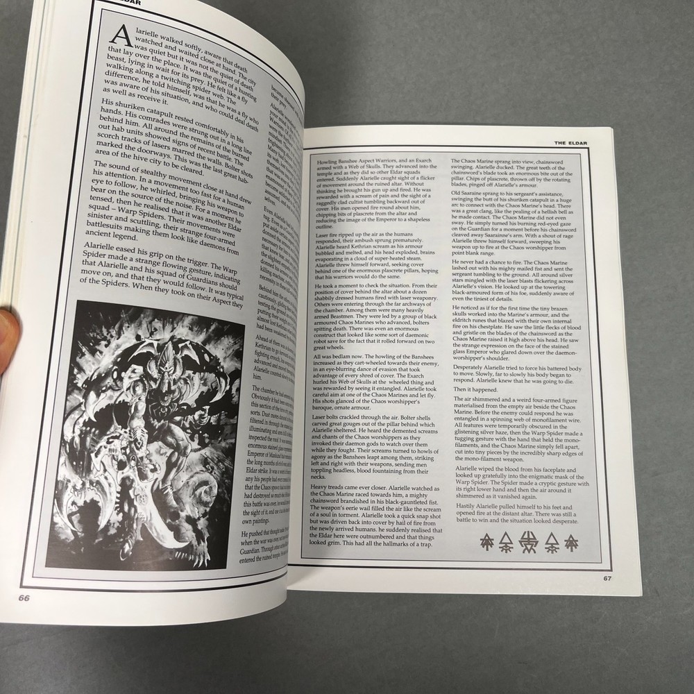 Warhammer 40k Eldar Codex 1994 2nd Edition Vintage OOP Games Workshop 0155 NICE