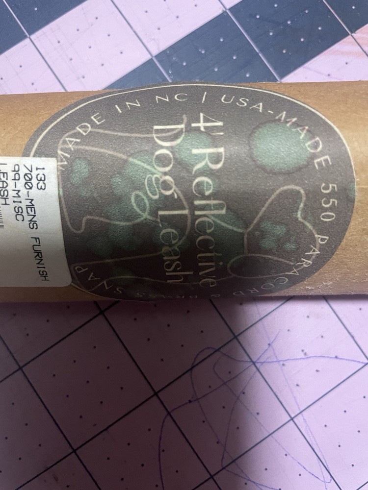 Dylan & Rainey 4 In Reflective Dog Leash with Snap Hook