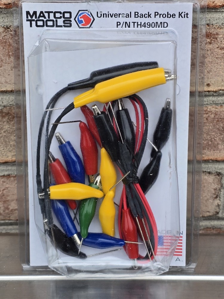 New Matco Tools 19 Pc Back Probe Kit, Part# TH490MD