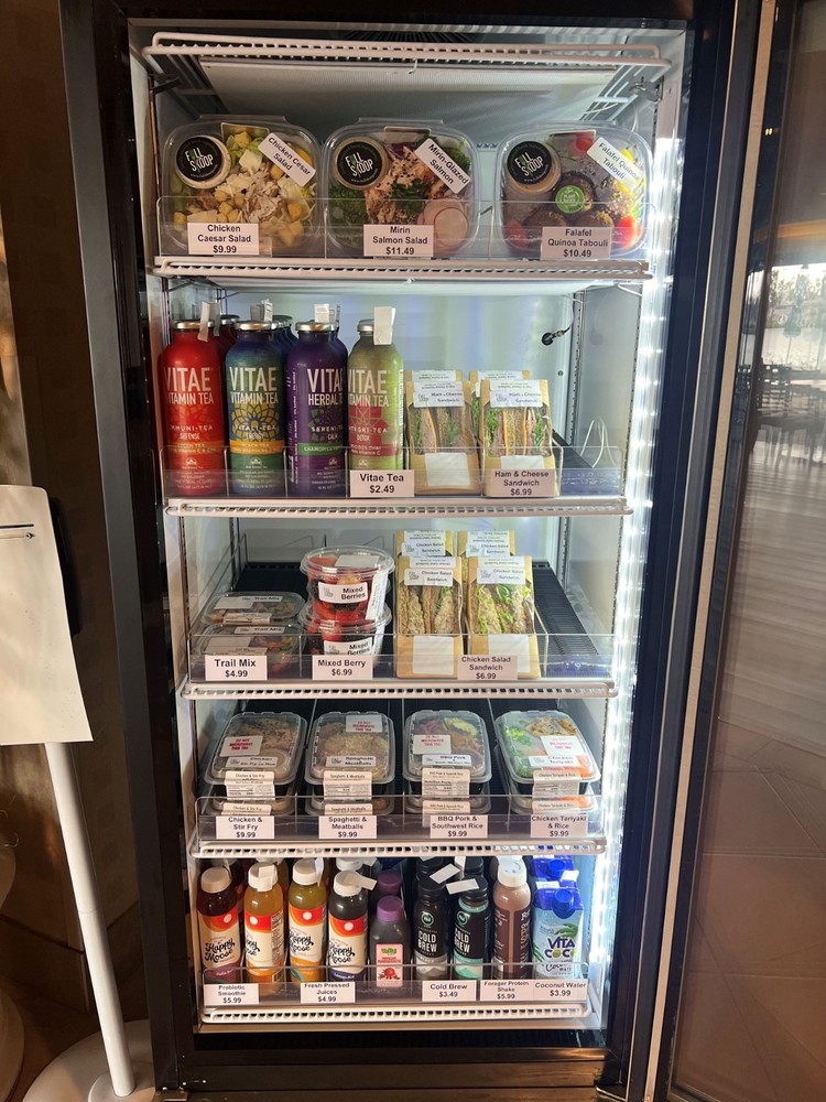 Fresh Food Smart Fridge Vending Microstore with Security Camera