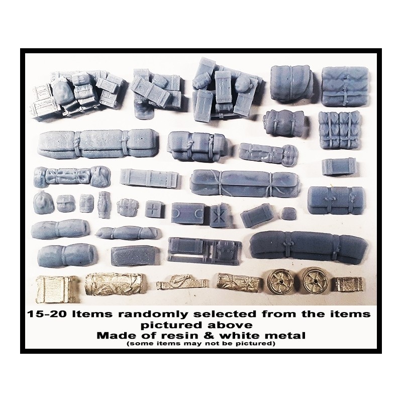 Tank Accessories - Vehicle Stowage 28mm W.W.II Battle E-Fects by FRONTLINE-GAMES