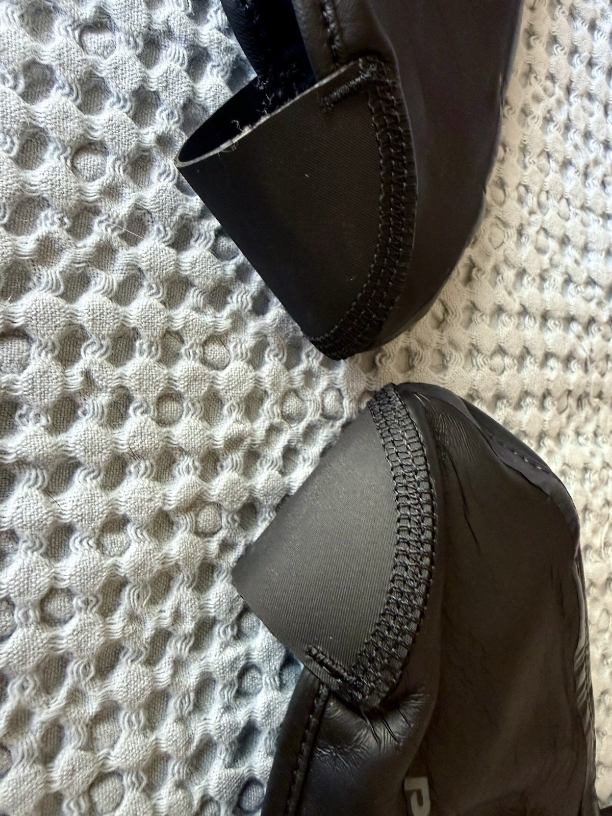 Pearl Izumi Cycling Shoe Covers Black Reflective Softshell Road Bike Size Large