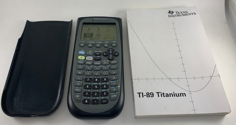 Texas Instruments TI-89 Titanium WORKING /w Cover