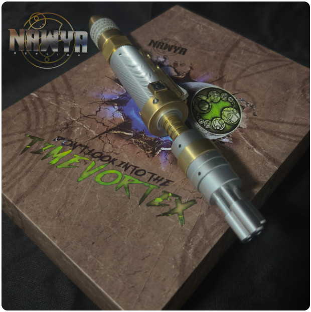 Doctor Who Master Metal Laser Screwdriver Replica Cosplay Theater Prop Scalable