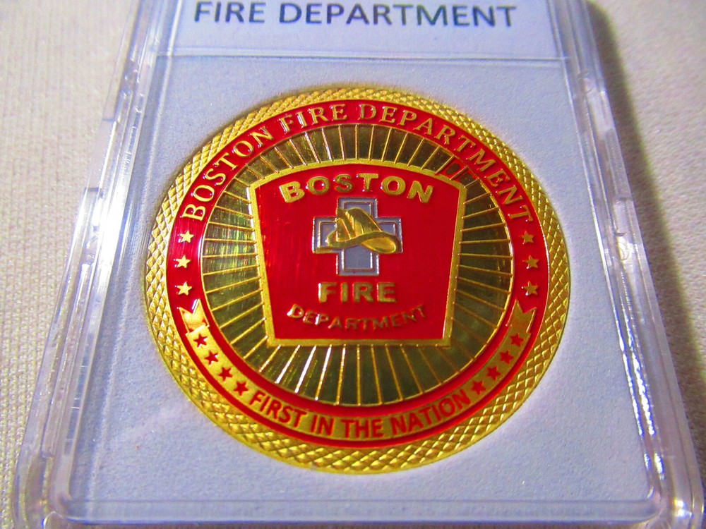 BOSTON Fire Dept. Challenge Coin
