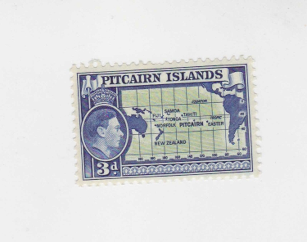 pitcairn 1940/51 Sc 4 map,MNH           q743