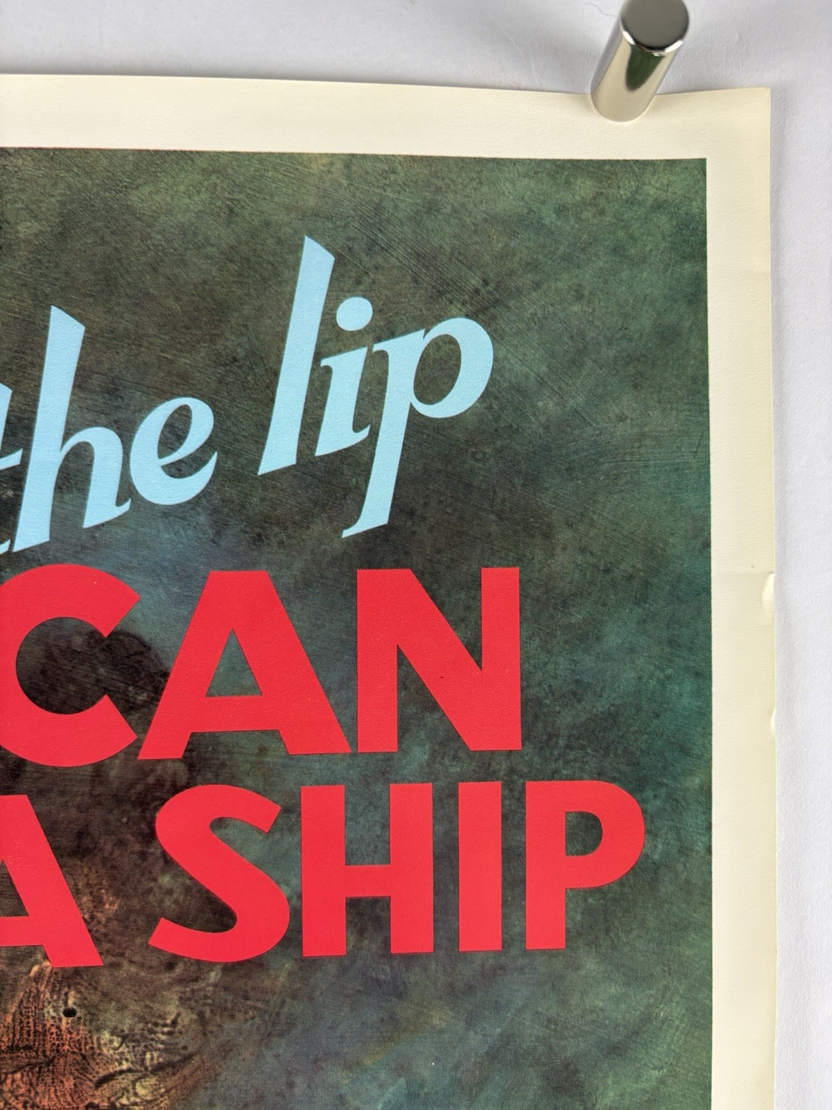 SLIP OF THE LIP DUPONT War Poster 1960s 14x 21 Vietnam World War 2 Art WWII 02