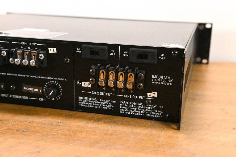 Crown Com-Tech 400 2-Channel Power Amplifier CG01ZTX