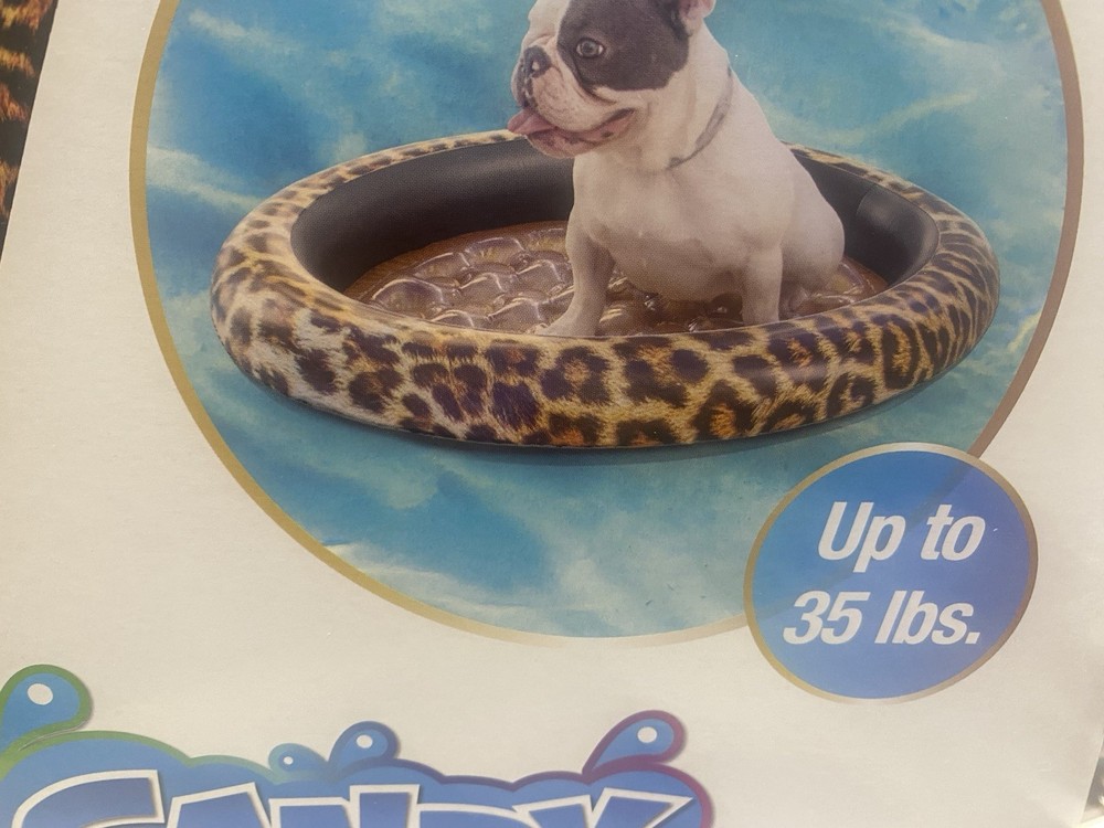 Poolcandy Extra Wide Pool Safari Raft And Pet Float Combo Pack