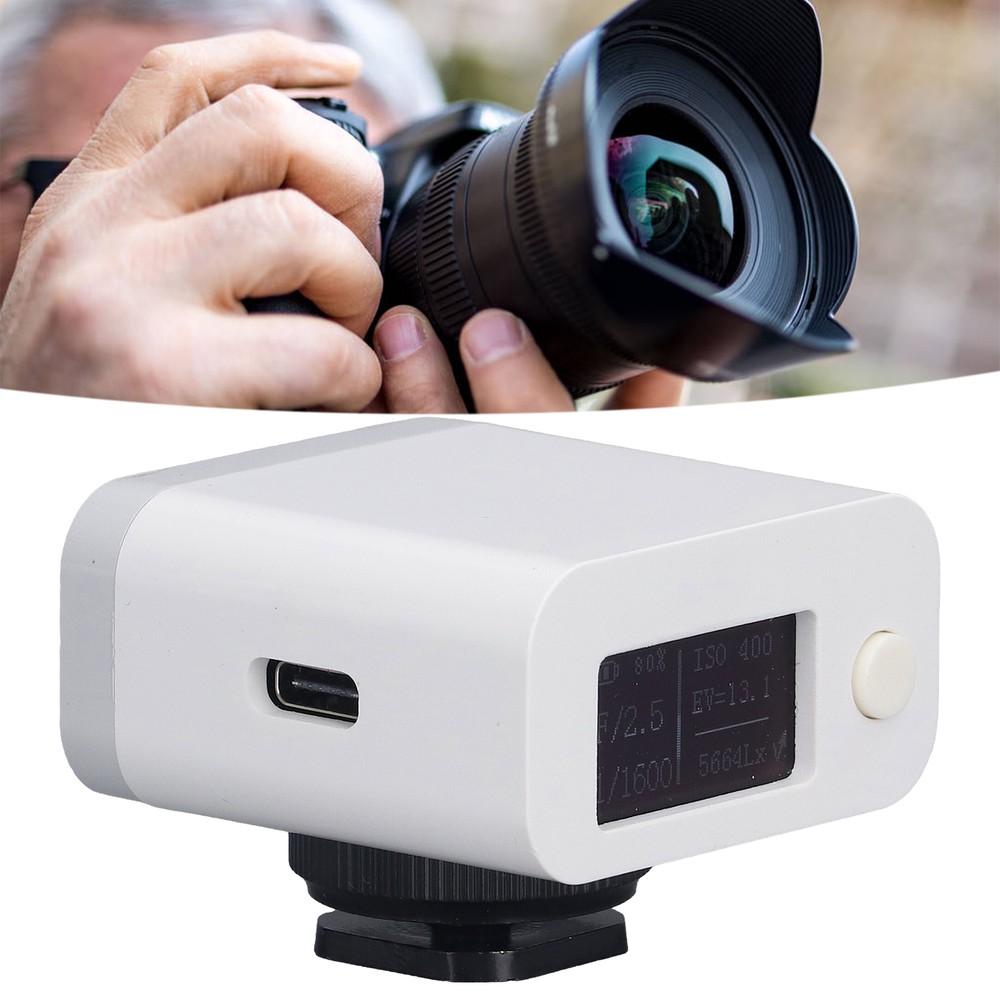 Camera Light Meter Photography Upper Reflection Photometer With USB Cable♡