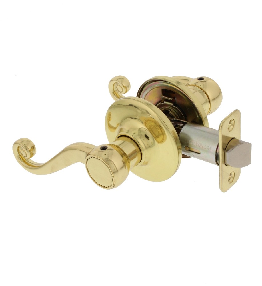 Ultra Hardware 44580 Security Plus Hall-Closet Scroll Door Lever
