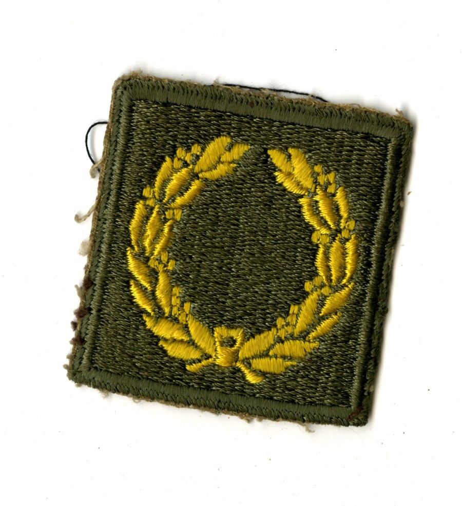 Meritorious Unit Citation 1st Award White Back Patch WWII Vintage