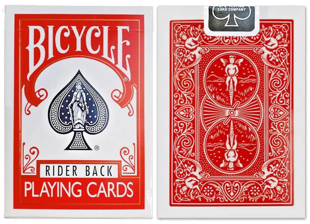 New Deck - Red Bicycle Rider Back Playing Cards