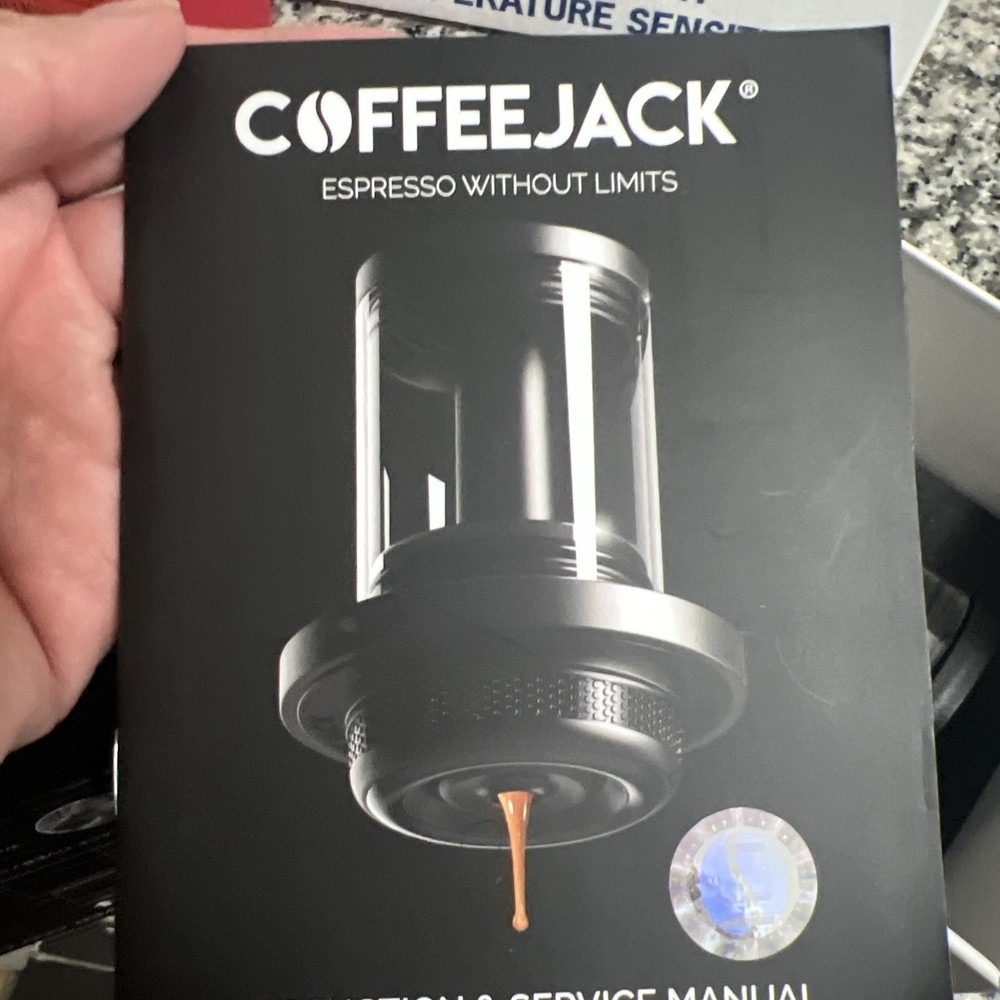 CoffeeJack Coffee Jack Portable Espresso Machine Maker- New ~ Open Box