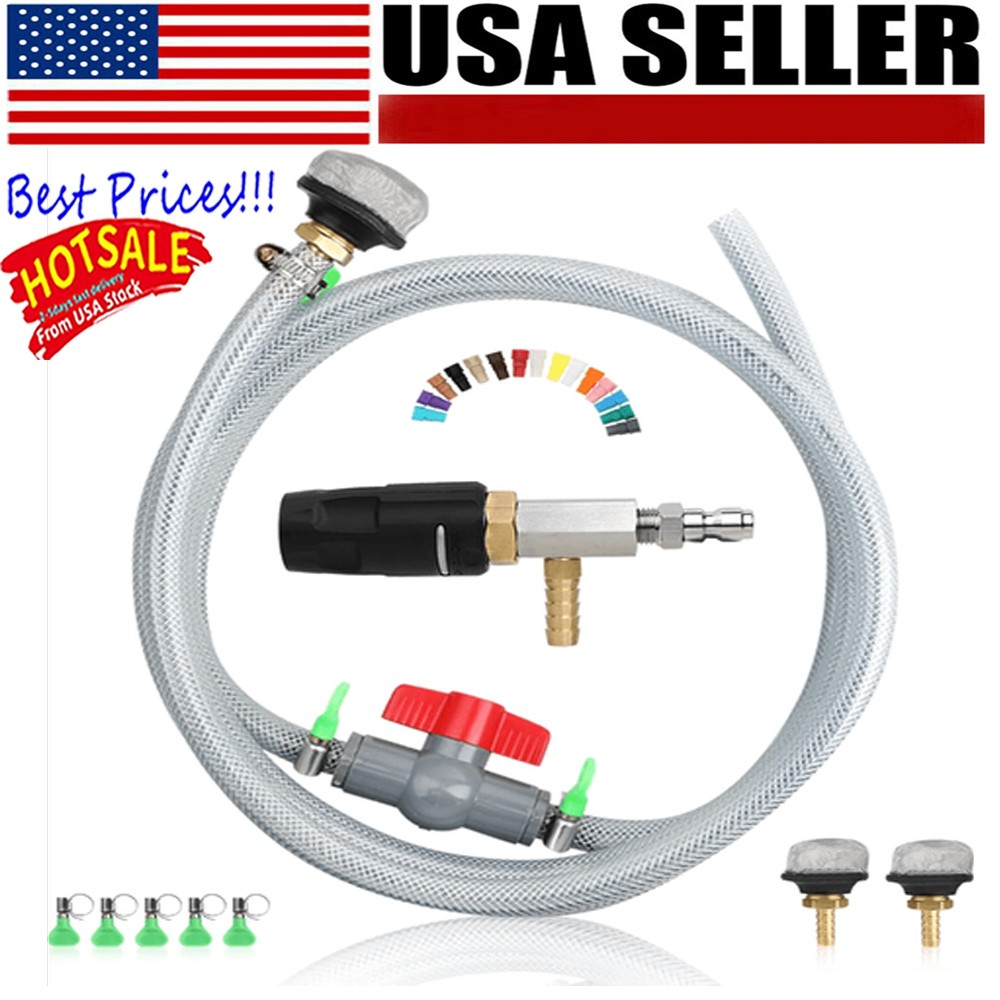 Adjustable Long Range Downstream Injection Nozzle Kit 4-4.5 GPM Pressure Washer