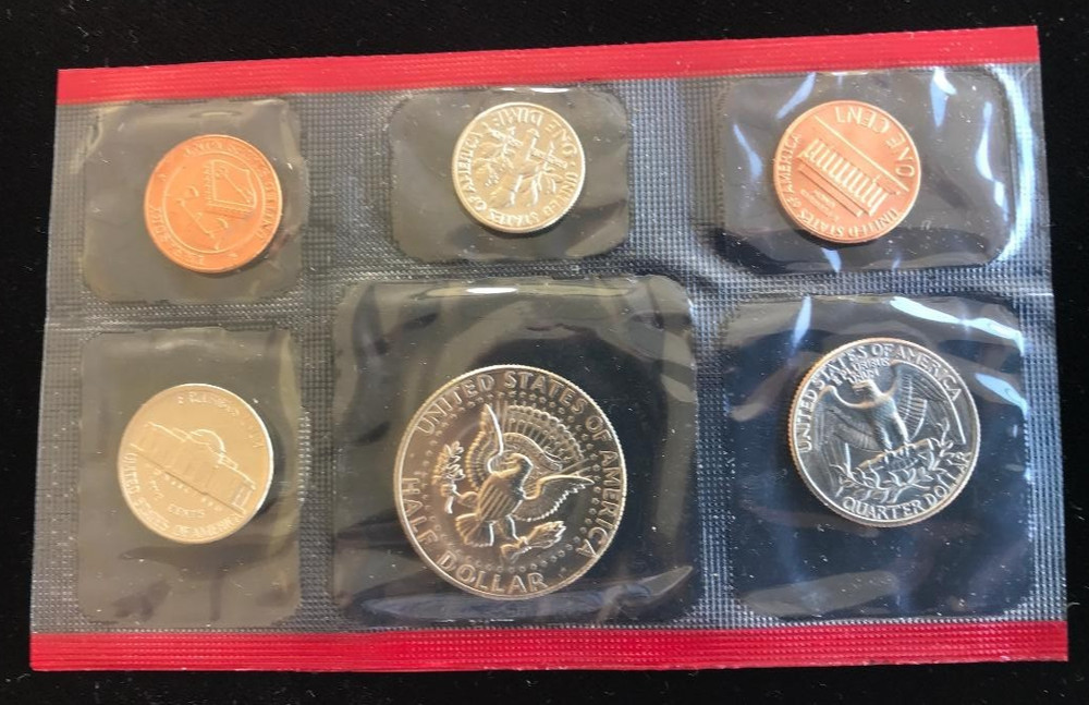 THREE 1984 UNCIRCULATED P & D MINT SETS ~ FIVE-COIN SETS EACH MINT ~US MINT PACK