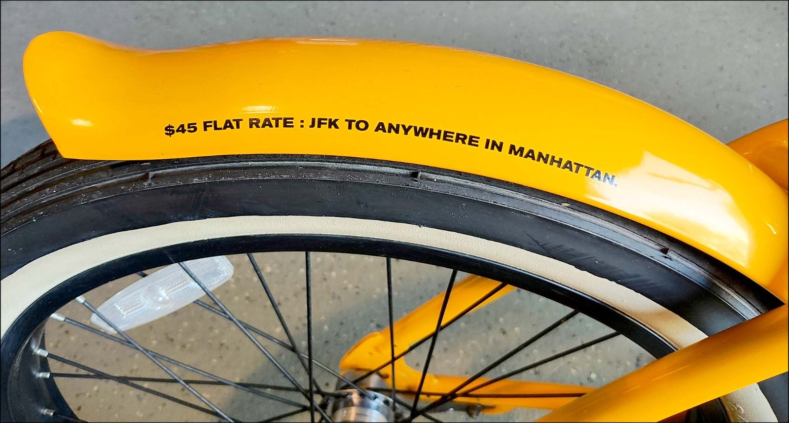 2007 or 2008 FELT BICYCLE Ltd Ed Yellow Cab Beach Cruiser