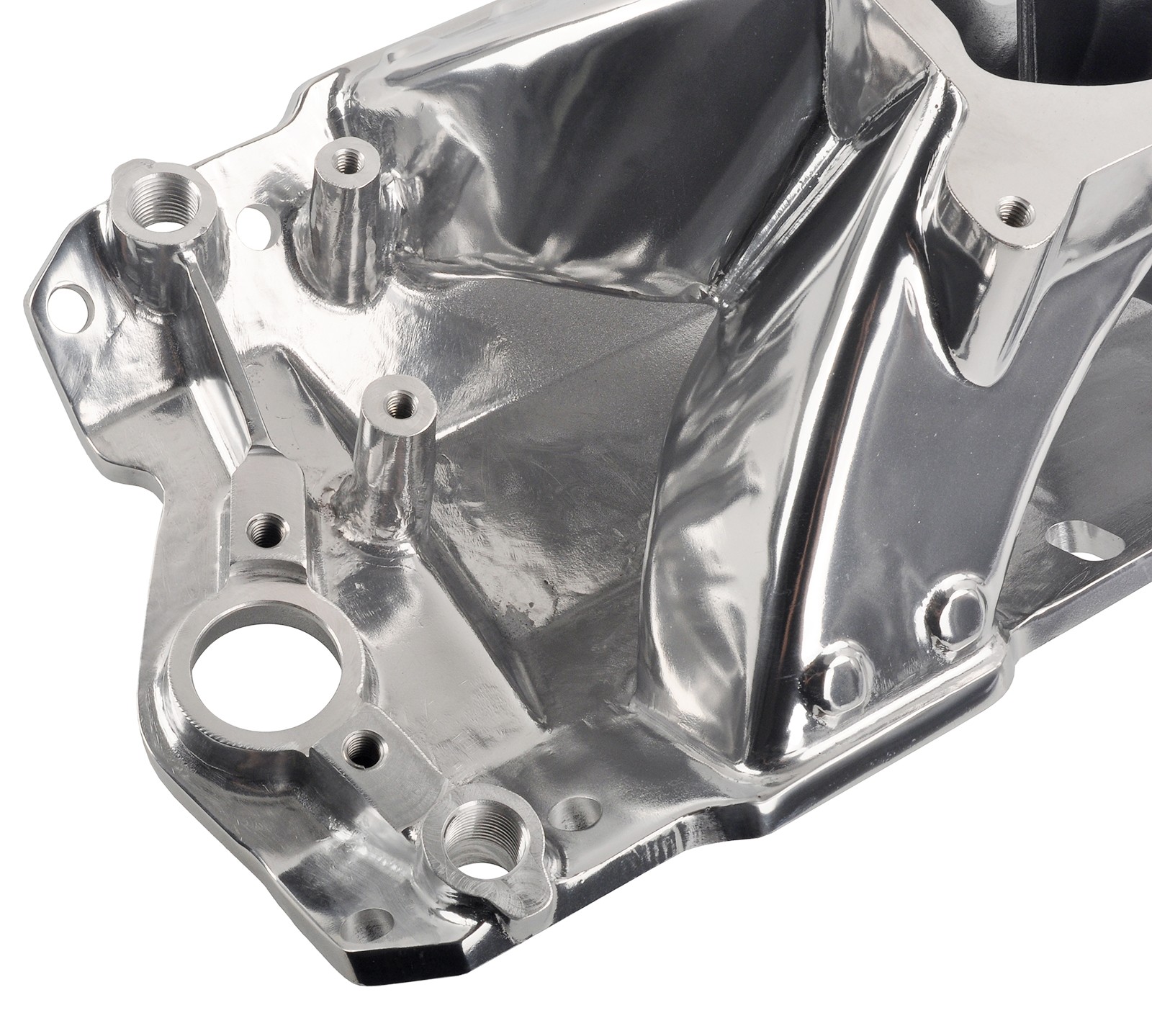 For 1957-95 Small Block Chevy SBC 350 400 Polished Single Plane Intake Manifold