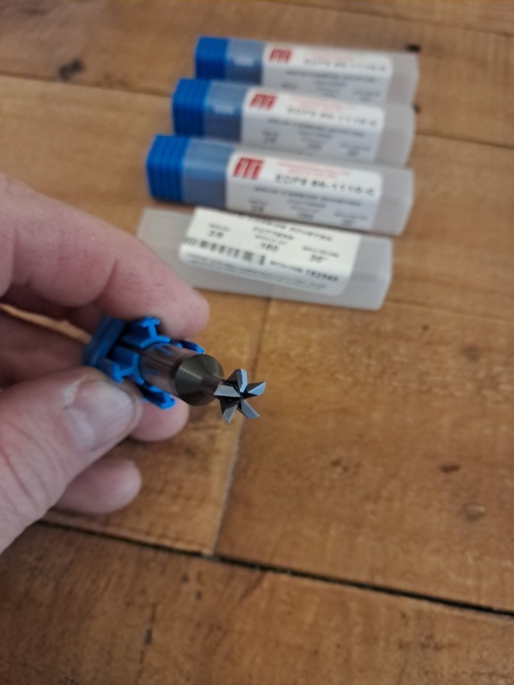 4 New! Internal Tool Carbide Dovetail Cutter 3/8 Head .18 Width 30° Angle