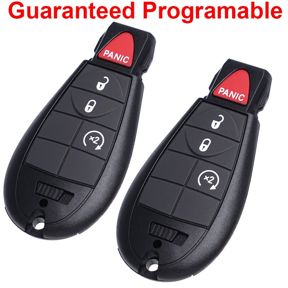2 For 2013 2014 2015 2016 2017 2018 2019 Dodge Ram 1500 2500 Remote Car Key Fob