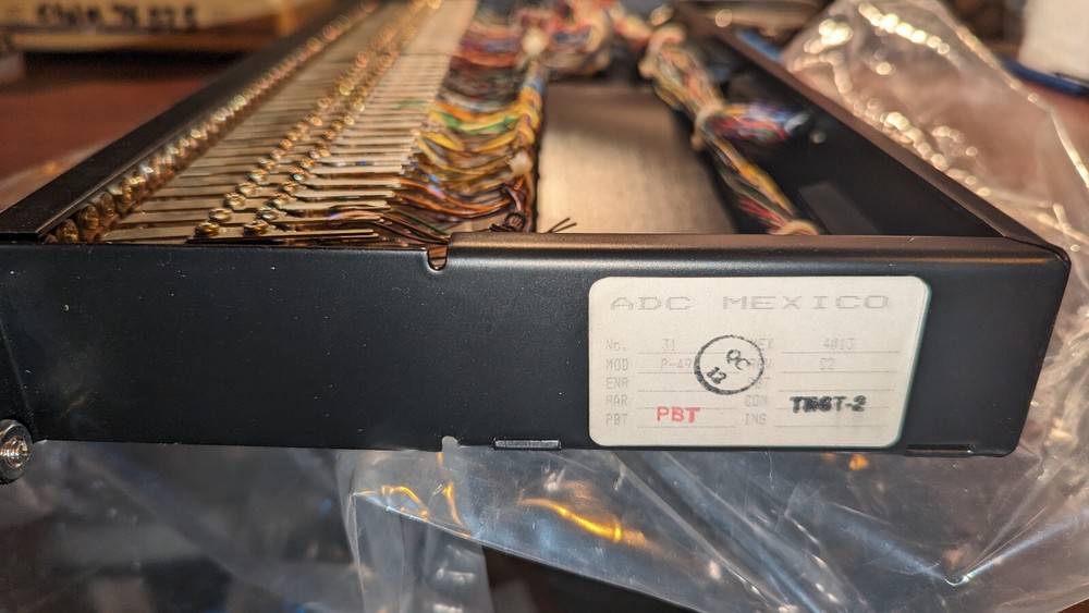 (1) ADC JKF-ZBKUAI Vectorized Jackfield Patchbay NEW