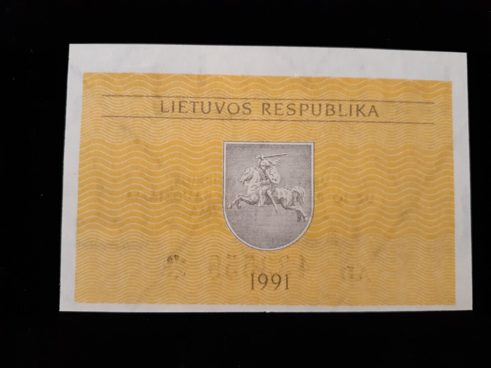 1991 0.20 TALONAS LITHUANIA P30