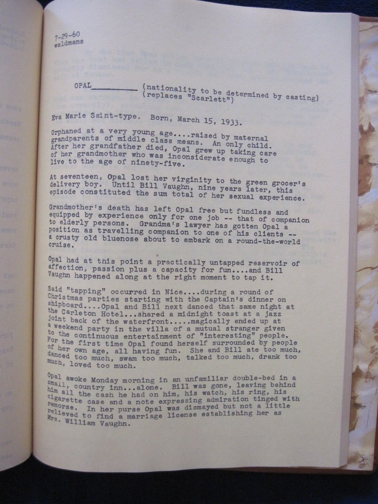 ORIGINAL SCRIPT - HATARI! by FRANK & TOM WALDMAN - JOHN WAYNE FILM